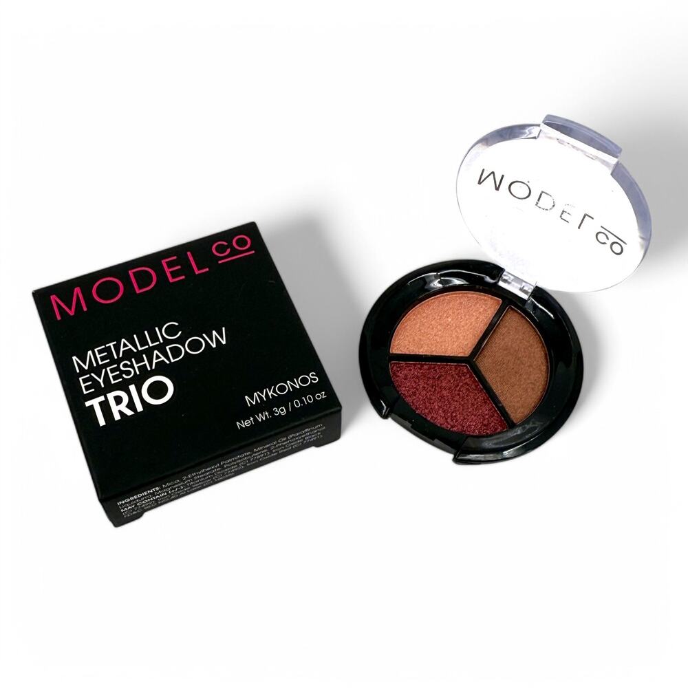 Model Co Metallic Eyeshadow Trio in Mykonos 3g 0.10 oz Eye Shadow